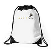 chicken xing Drawstring Bags