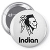 indian warrior fighter Pin-back button