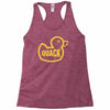 duck quack Racerback Tank