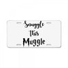 Snuggle this Muggle License Plate
