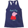 peppa pig aunt pig Racerback Tank