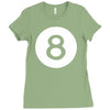 magic 8 ball Ladies Fitted T-Shirt