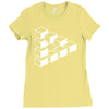 sheldon dreieck big bang theory triforce illusion 3d nerd fun usa Ladies Fitted T-Shirt