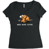 need more coffee Women's Triblend Scoop T-shirt