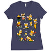 patriotic partying Ladies Fitted T-Shirt