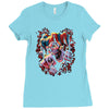 wicked jester skull Ladies Fitted T-Shirt