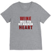 Wine Will Fix My Broken Heart V-Neck Tee