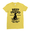 Best Friend Beagle Ladies Fitted T-Shirt