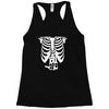 beer belly xray skeleton funny Racerback Tank