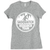 sasquatch research team Ladies Fitted T-Shirt