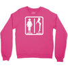 your girlfriend vs my girlfriend funny pub jokr  impress your friends! Crewneck Sweatshirt