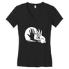 hand Women's V-Neck T-Shirt
