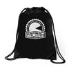 pacman crest Drawstring Bags
