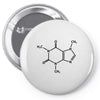 Caffeine Molecule Pin-back button