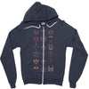 neon rangers Zipper Hoodie