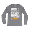 Strong Independent Motivated Libra Long Sleeve Shirts