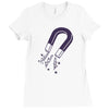 powerful magnet Ladies Fitted T-Shirt