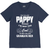 I'm Called Pappy  Because  I'm Way Too Cool To Be Called Grandfather V-Neck Tee