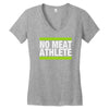 no meat athlete! Women's V-Neck T-Shirt