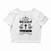 I Am One Blessed Stepmom Crop Top