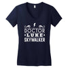 dr luke skywalker Women's V-Neck T-Shirt
