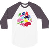 colorful art 3/4 Sleeve Shirt