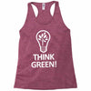 think green Racerback Tank