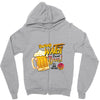 save water drink beer Zipper Hoodie