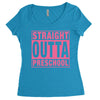 straight outta preschool Women's Triblend Scoop T-shirt