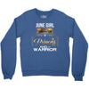 june  girl is a perfect combination of princess and warrior Crewneck Sweatshirt