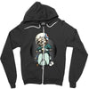 Skull Ride Zipper Hoodie
