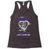 i'm not spoiled my husband just loves me Racerback Tank