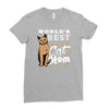 best cat mom Ladies Fitted T-Shirt
