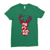 merry cristmas Ladies Fitted T-Shirt