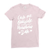 cash me outside howbow dah Ladies Fitted T-Shirt