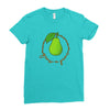 grow a pear Ladies Fitted T-Shirt