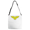wonder woman classic logo Adjustable Strap Totes