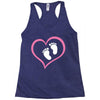 Baby Girl with Heart Any Name Customized Racerback Tank