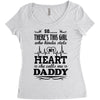 There's This Girl Who Stole My Heart She Calls Me Daddy Women's Triblend Scoop T-shirt