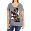 not money not life Ladies Curvy T-Shirt