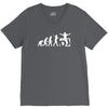 dj evolution funny music mixing djing disk jockey turntable V-Neck Tee