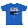 Uterine Cancer Awareness I Wear Peach For Some Special To Me Toddler T-shirt