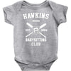 hawkins babysitting club indiana mike dustin eleven demogorgon strange Baby Bodysuit