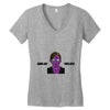 grime art timelapse Women's V-Neck T-Shirt