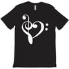 music heart rock baseball jersey T-Shirt