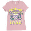 legends are born in 1986 hoodie 9 Ladies Fitted T-Shirt
