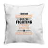 I am Not Super Woman But I'm Fighting Uterine Cancer So Close Enough Throw Pillow