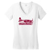 reno air racer decal air racing unlimited Women's V-Neck T-Shirt