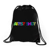 artist shot Drawstring Bags
