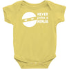 never poke a ninja Baby Onesie
